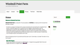 What Windmillpointfarm.ca website looked like in 2020 (3 years ago)