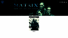 What Whatisthematrix.com website looked like in 2020 (4 years ago)