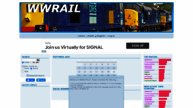 What Wwrail.net website looked like in 2020 (3 years ago)