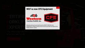 What Wcforklift.com website looked like in 2020 (3 years ago)