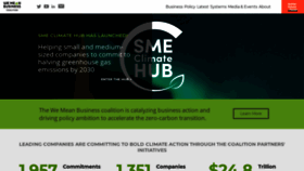 What Wemeanbusinesscoalition.org website looked like in 2020 (3 years ago)