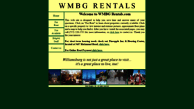 What Wmbgrentals.com website looked like in 2020 (3 years ago)
