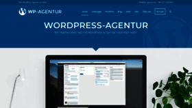 What Wp-agentur.de website looked like in 2020 (3 years ago)