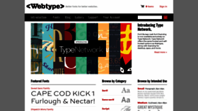 What Webtype.com website looked like in 2020 (3 years ago)
