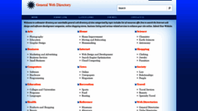 What Webmasterdirectory.us website looked like in 2020 (3 years ago)