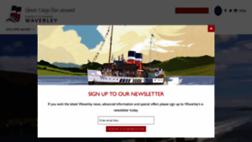 What Waverleyexcursions.co.uk website looked like in 2020 (3 years ago)