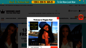 What Wigginshair.com website looked like in 2020 (3 years ago)