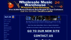 What Wholesalemusicwarehouse.com website looked like in 2020 (3 years ago)