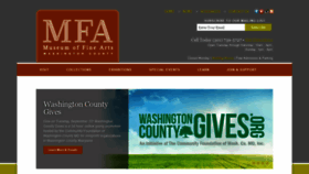 What Wcmfa.org website looked like in 2020 (3 years ago)
