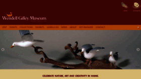 What Wendellgilleymuseum.org website looked like in 2020 (3 years ago)