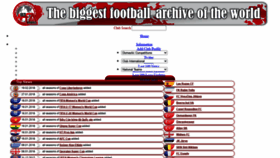 What Weltfussballarchiv.com website looked like in 2020 (3 years ago)