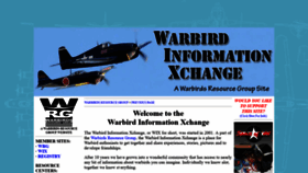What Warbirdinformationexchange.org website looked like in 2020 (3 years ago)