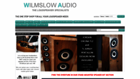 What Wilmslow-audio.co.uk website looked like in 2020 (3 years ago)