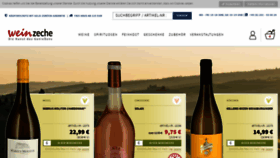 What Weinzeche.de website looked like in 2020 (3 years ago)