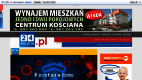 What Wolsztyn24.pl website looked like in 2020 (3 years ago)