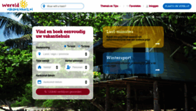 What Wereldvakantiehuis.nl website looked like in 2020 (4 years ago)