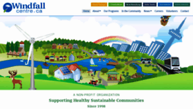 What Windfallcentre.ca website looked like in 2020 (3 years ago)