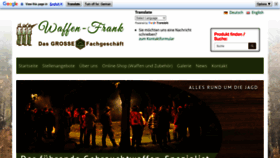 What Waffen-frank.de website looked like in 2020 (3 years ago)