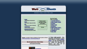 What Welt-der-cheats.de website looked like in 2020 (3 years ago)