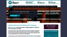 What Windowfilm.co.uk website looked like in 2020 (3 years ago)