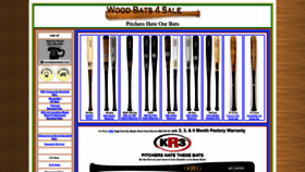 What Woodbats4sale.com website looked like in 2020 (3 years ago)