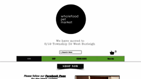 What Wholefoodpetmarket.com.au website looked like in 2020 (3 years ago)
