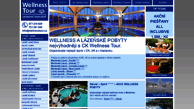 What Wellnesstour.cz website looked like in 2020 (3 years ago)