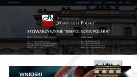 What Wspolnota-polska.org.pl website looked like in 2020 (3 years ago)