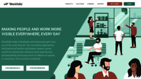 What Workfolio.com website looked like in 2020 (3 years ago)