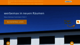 What Werbemax.de website looked like in 2020 (4 years ago)