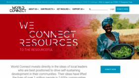 What Worldconnect-us.org website looked like in 2020 (4 years ago)