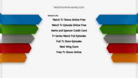 What Watchonline-series.com website looked like in 2020 (3 years ago)