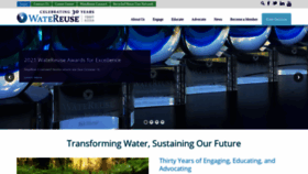 What Watereuse.org website looked like in 2020 (3 years ago)