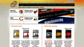 What Webmasters.hu website looked like in 2020 (3 years ago)