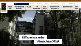 What Wiener-privatklinik.com website looked like in 2020 (3 years ago)