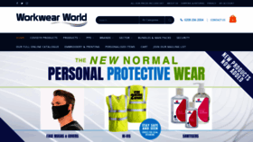 What Workwearworld.co.uk website looked like in 2020 (3 years ago)