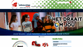 What Walburgcollege.nl website looked like in 2020 (3 years ago)