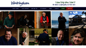 What Wintringham.org.au website looked like in 2020 (3 years ago)