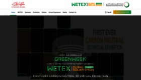 What Wetex.ae website looked like in 2020 (3 years ago)