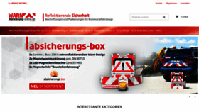 What Warnmarkierung-online.de website looked like in 2020 (3 years ago)