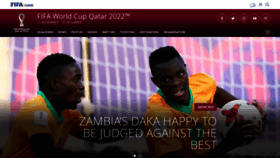 What Worldcup.com website looked like in 2020 (3 years ago)