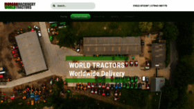 What Worldtractors.co.uk website looked like in 2020 (3 years ago)