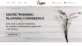 What Weddingplanningconference.com website looked like in 2020 (3 years ago)