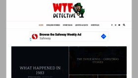 What Wtfdetective.com website looked like in 2020 (3 years ago)