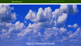 What Weavearound.com website looked like in 2020 (3 years ago)