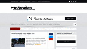 What Wheelbrothers.com website looked like in 2020 (3 years ago)