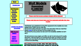 What Wolfmodels.net website looked like in 2020 (3 years ago)
