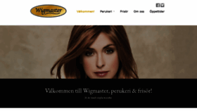 What Wigmaster.se website looked like in 2020 (3 years ago)