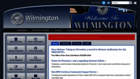 What Wilmingtonma.gov website looked like in 2020 (3 years ago)