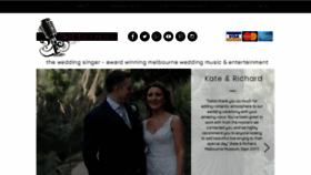 What Weddingsinger.com.au website looked like in 2020 (3 years ago)